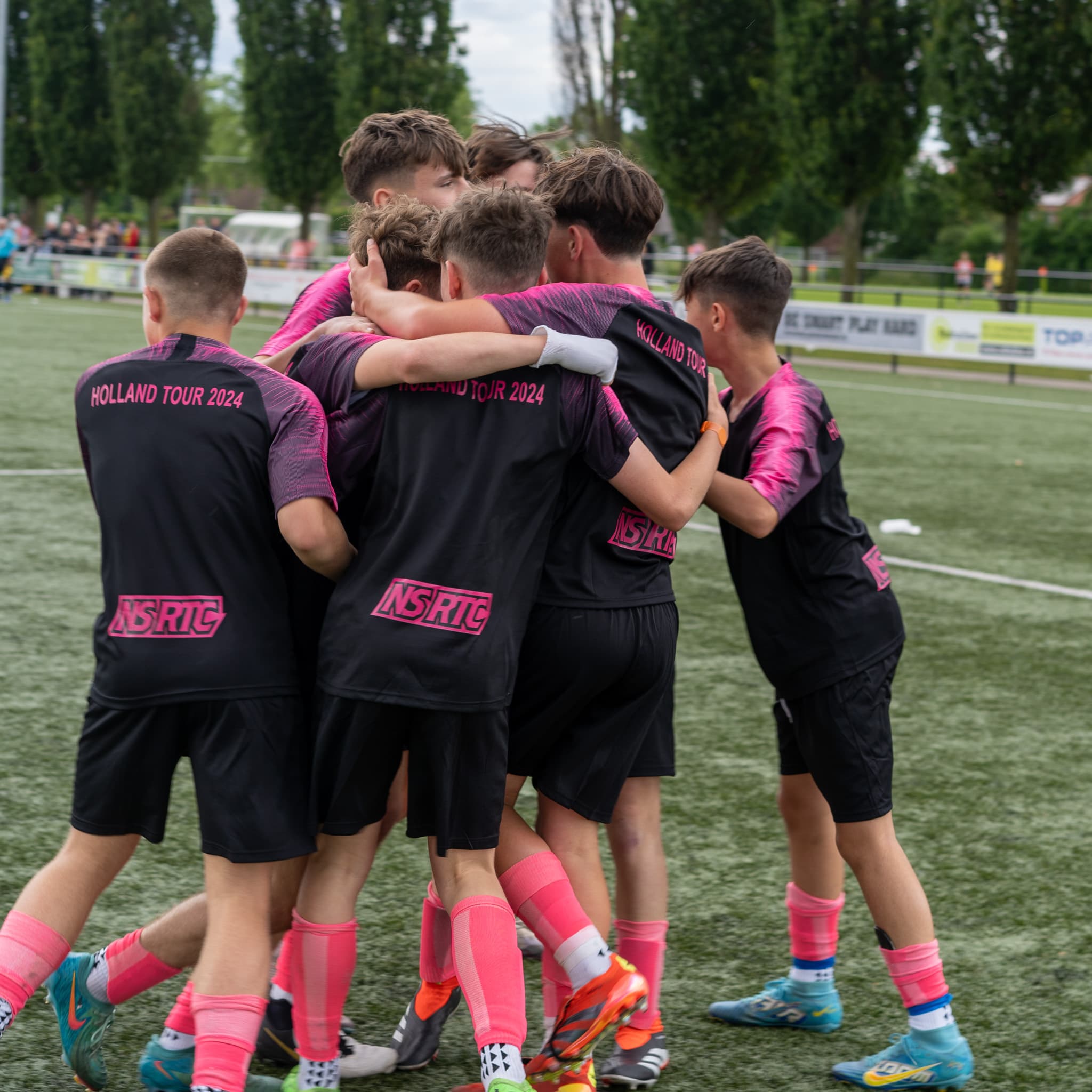 Players on an NS tournament trip in Holland, 2024.